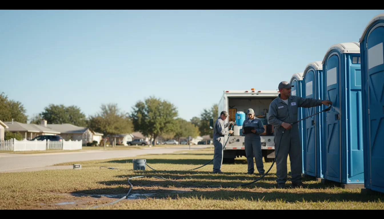 Long-Term Portable Toilet Rental in Weaver, AL near me